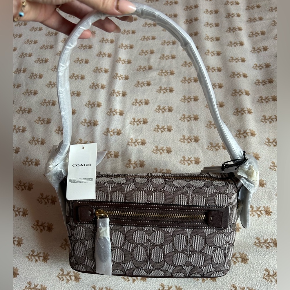NWT Coach Demi Bag in Signature Jacquard